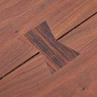 Trestle dining table with 3 butterfly joints, 1977