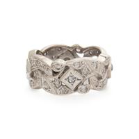 WHITE GOLD AND DIAMOND RING