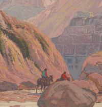 Two Works: The Canyon Gateway and Indians on the Cocopah Pass