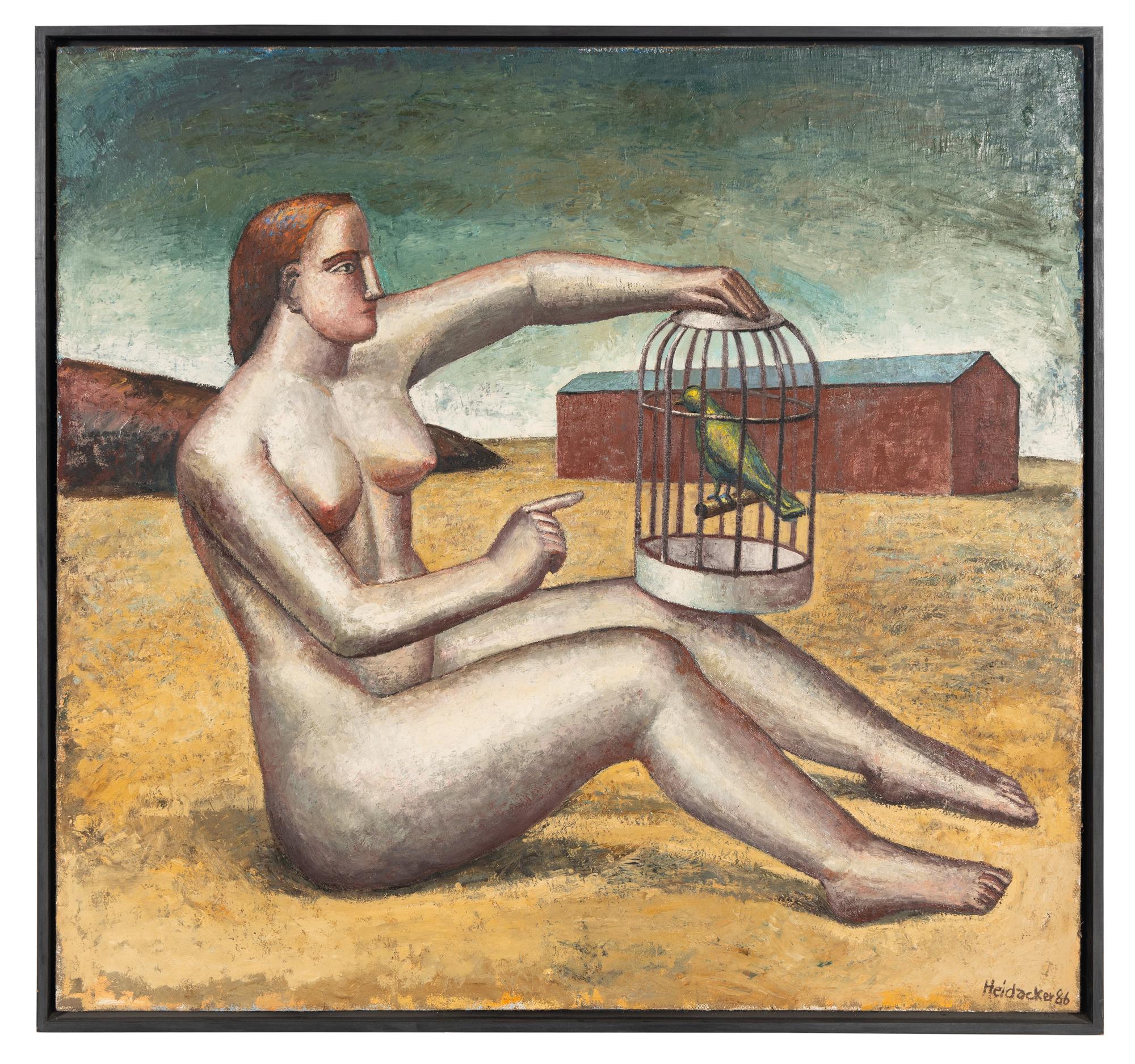 Woman with Birdcage, 1986