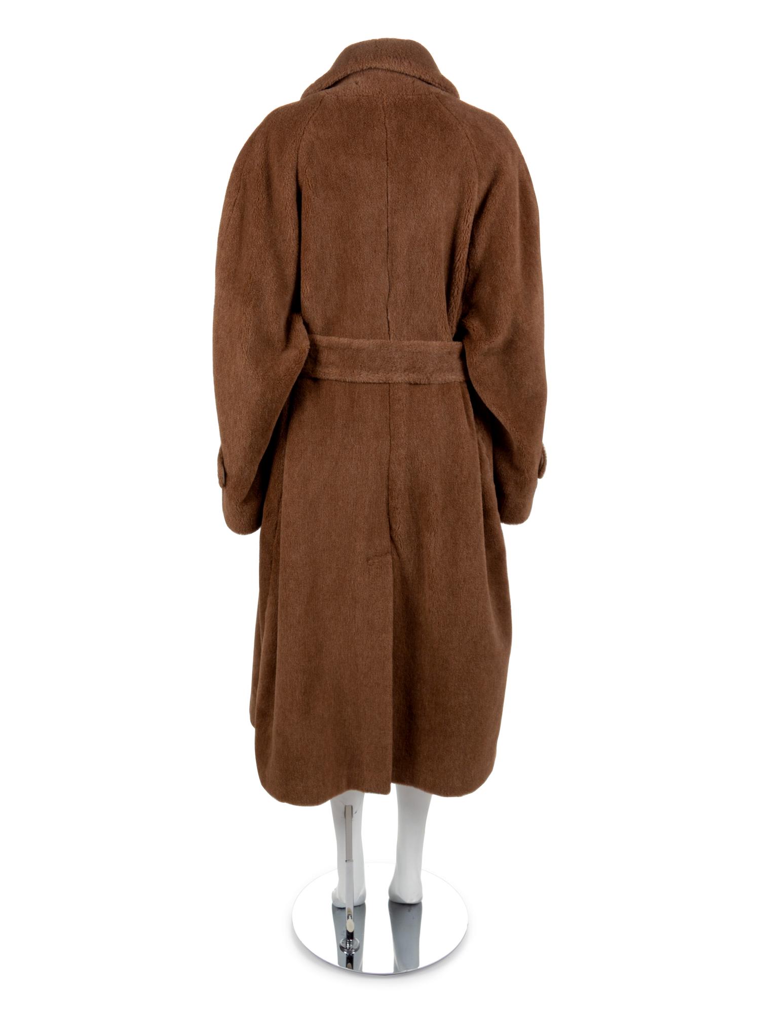 Men's Sulka Brown Alpca Coat, 1980-90s