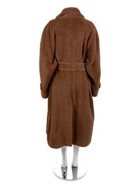 Men's Sulka Brown Alpca Coat, 1980-90s