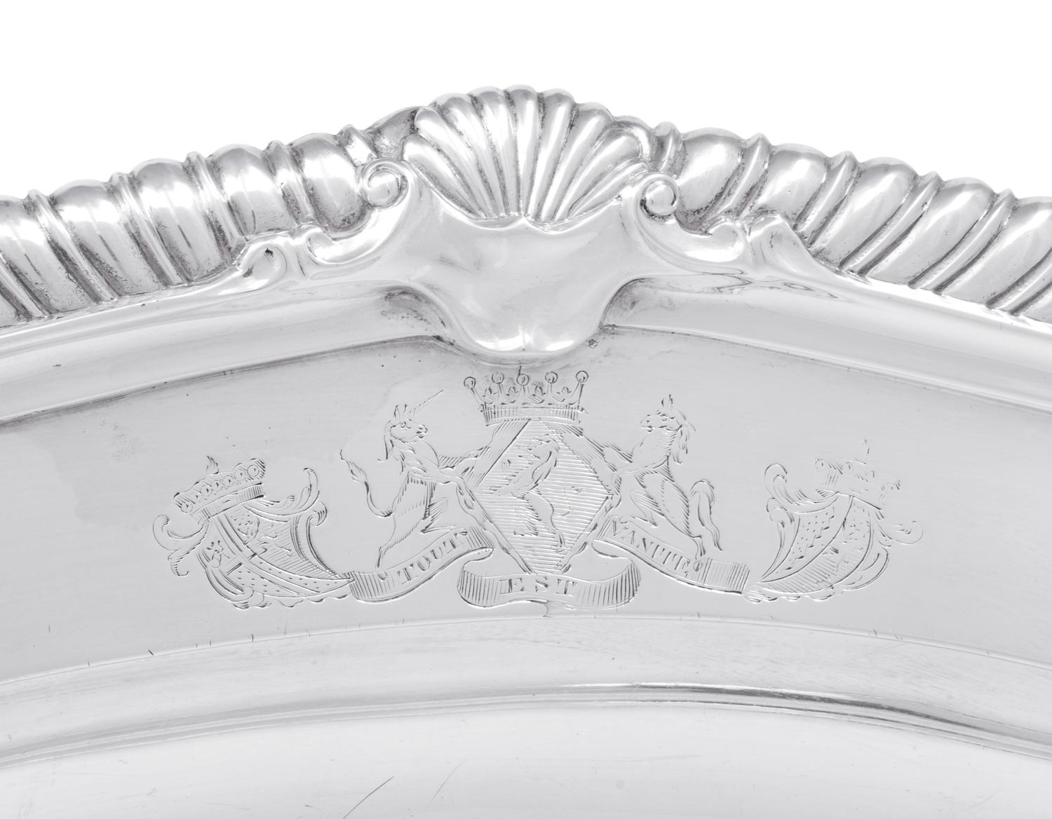 A George III Silver Serving Tray