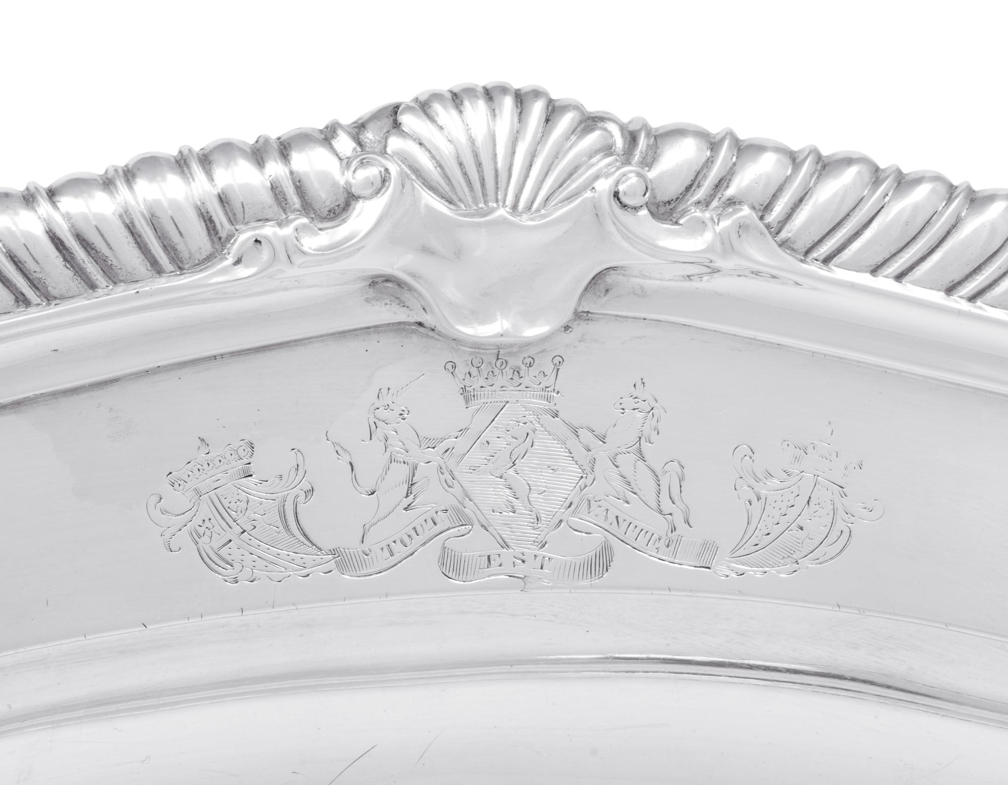 A George III Silver Serving Tray