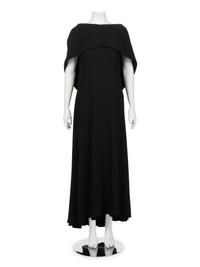 Ralph Rucci Silk Strapless Dress with Shrug