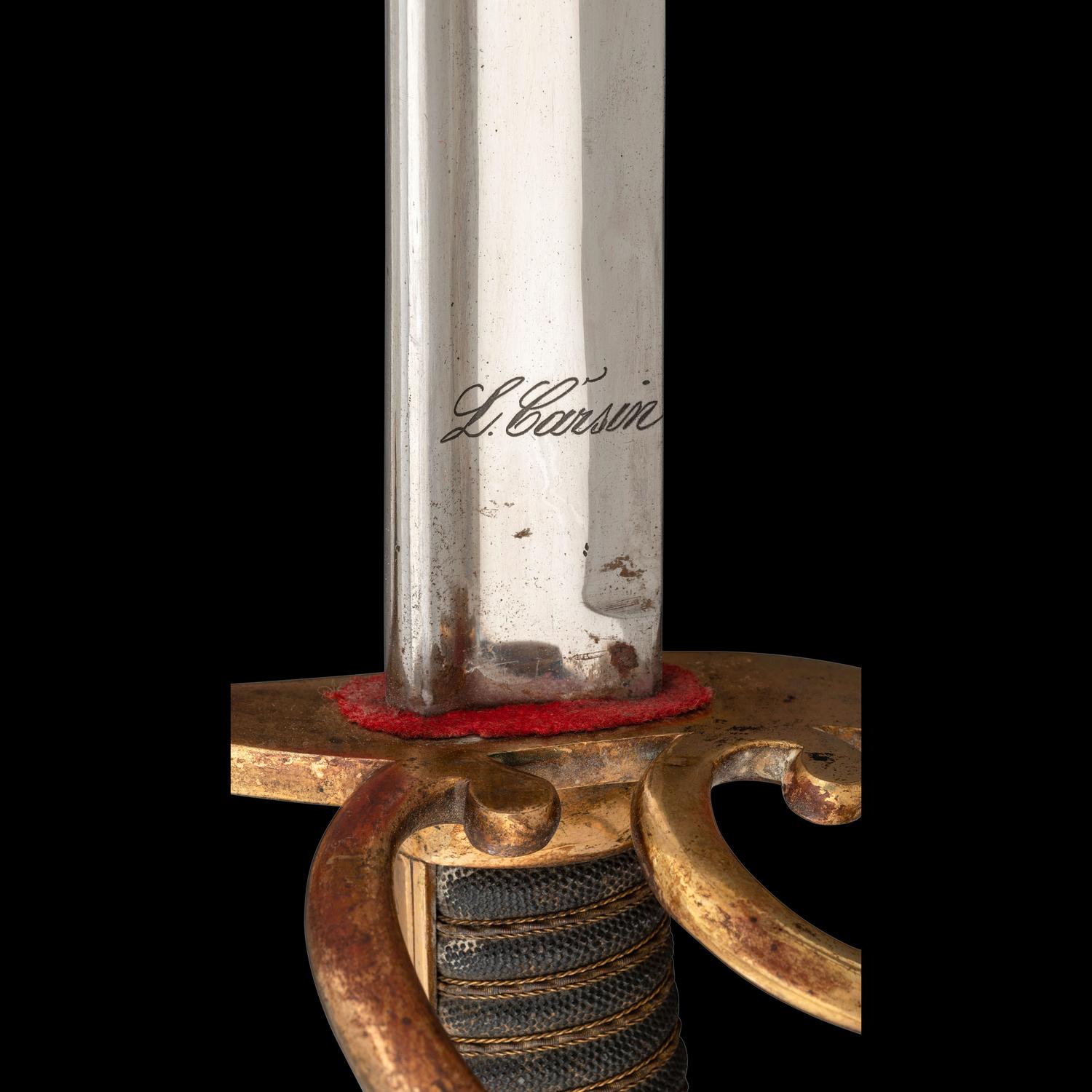 Exceptional Mexican War Captured Dragoon Saber Presented to John W. Geary, General and later Governor of Kansas and Pennsylvania with (3) CDV's