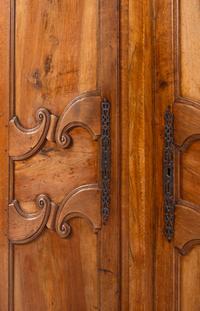 A French Provincial Walnut and Fruitwood Armoire