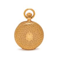 TIFFANY & CO., 18K YELLOW GOLD OPEN FACE POCKET WATCH