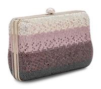 Judith Leiber Ombre Minaudière Silver-Tone Metal