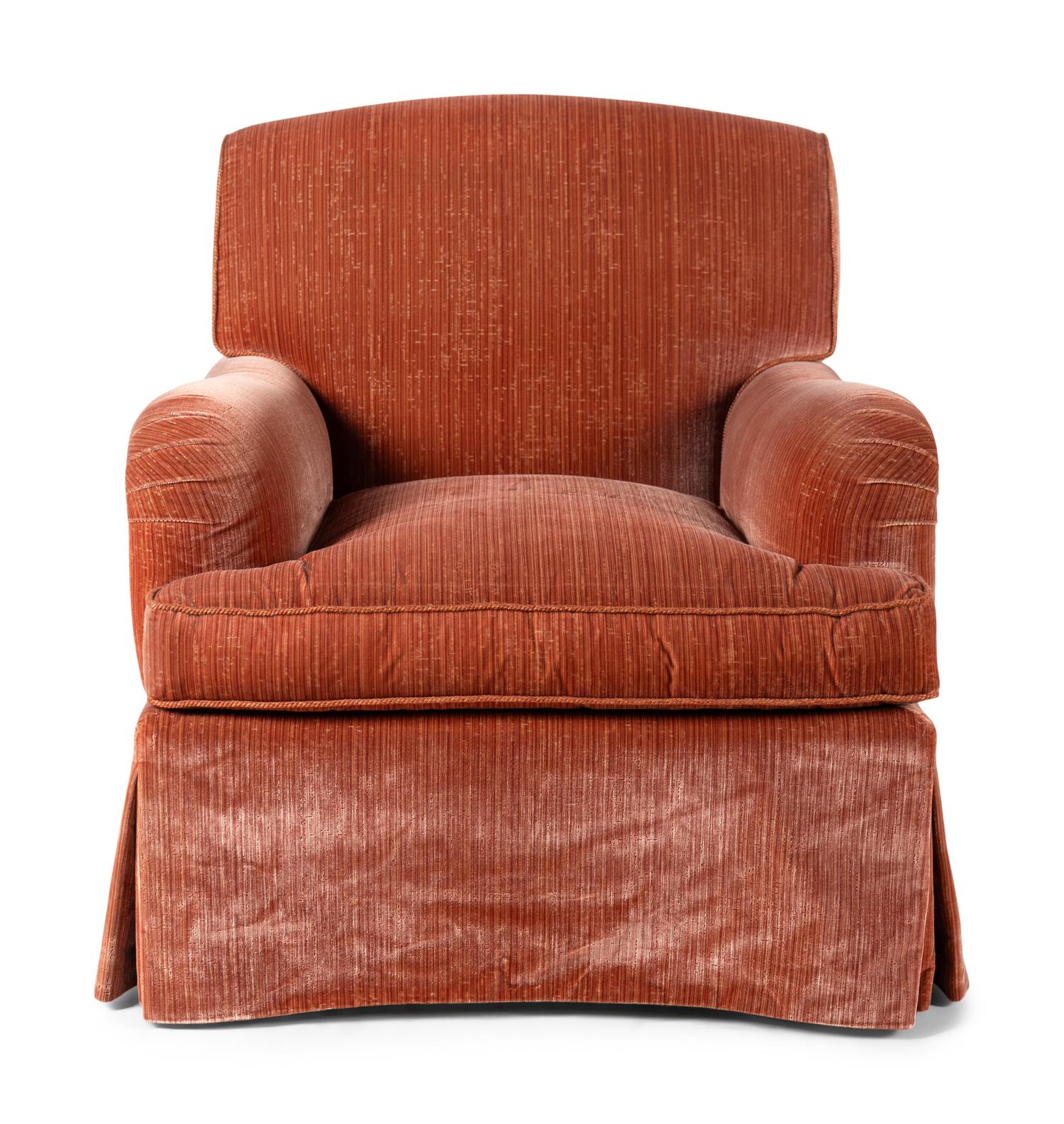 A Pair of Custom Upholstered Armchairs