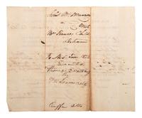 [SLAVERY & ABOLITION]. Partially printed writ of detention related to the surrender of two enslaved girls named "Lucy" and "Nancy." Orange County, NC, 1822.