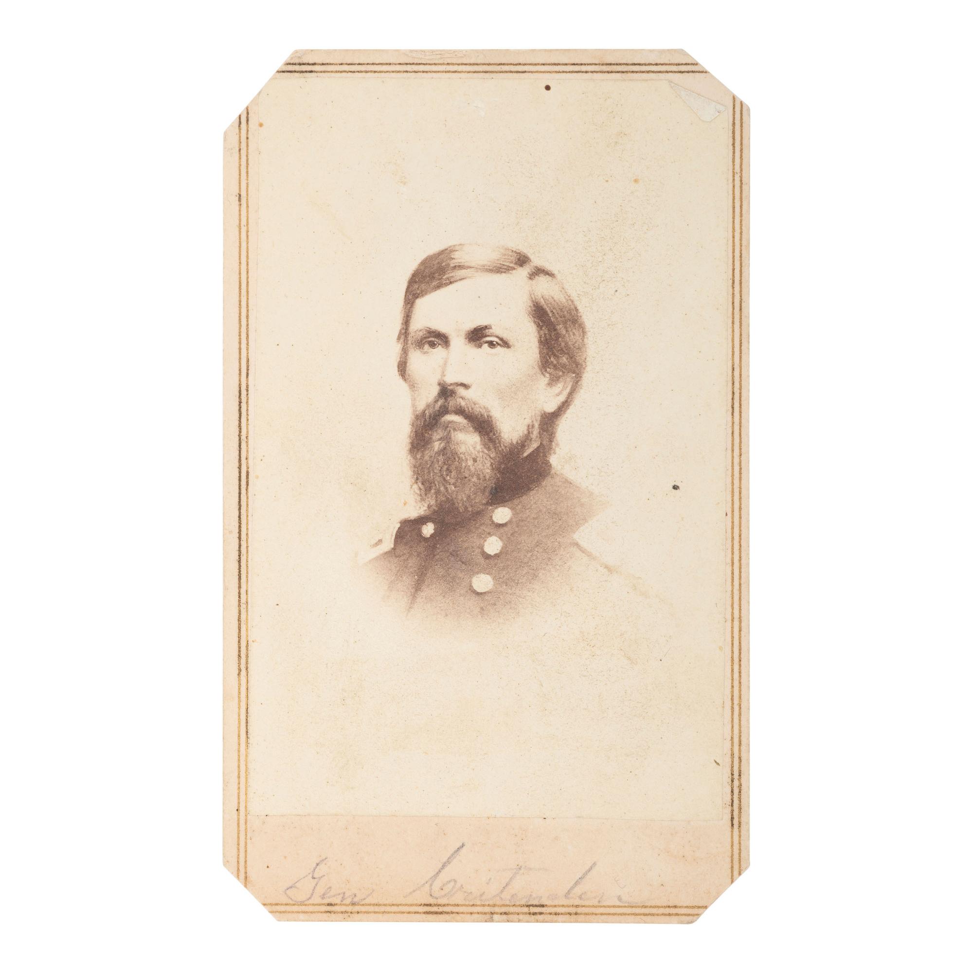Horstmann Cavalry Officers Saber Presented to Major Eli Murray with Autographed CDV & General Crittenden CDV