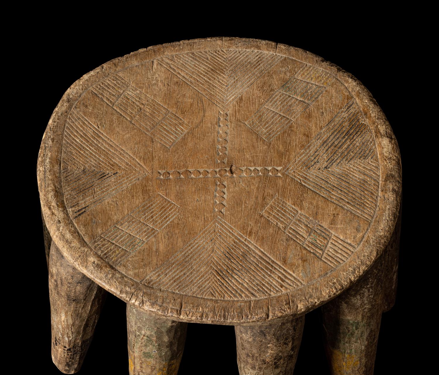 Three Nupe Wood Stools