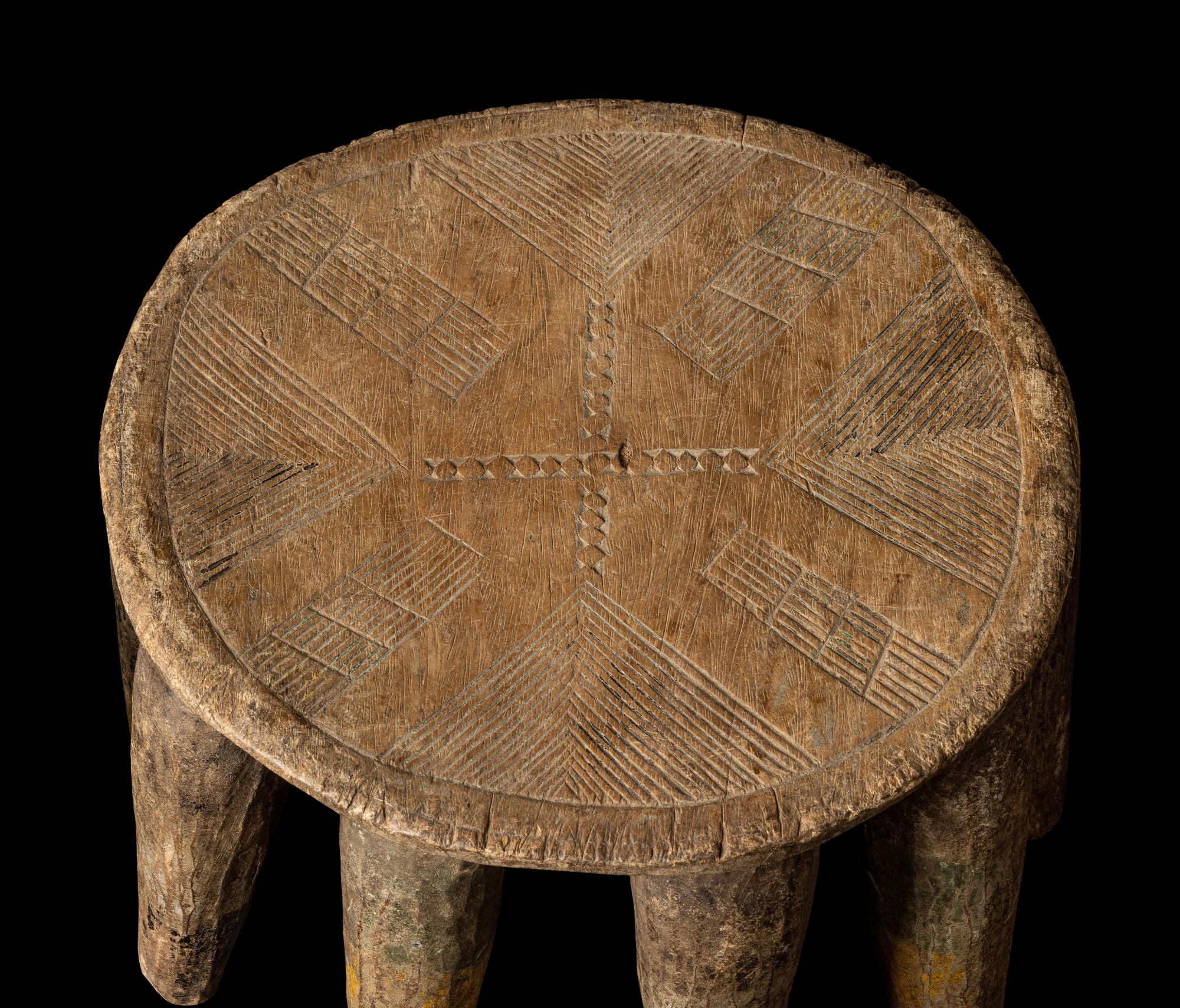 Three Nupe Wood Stools