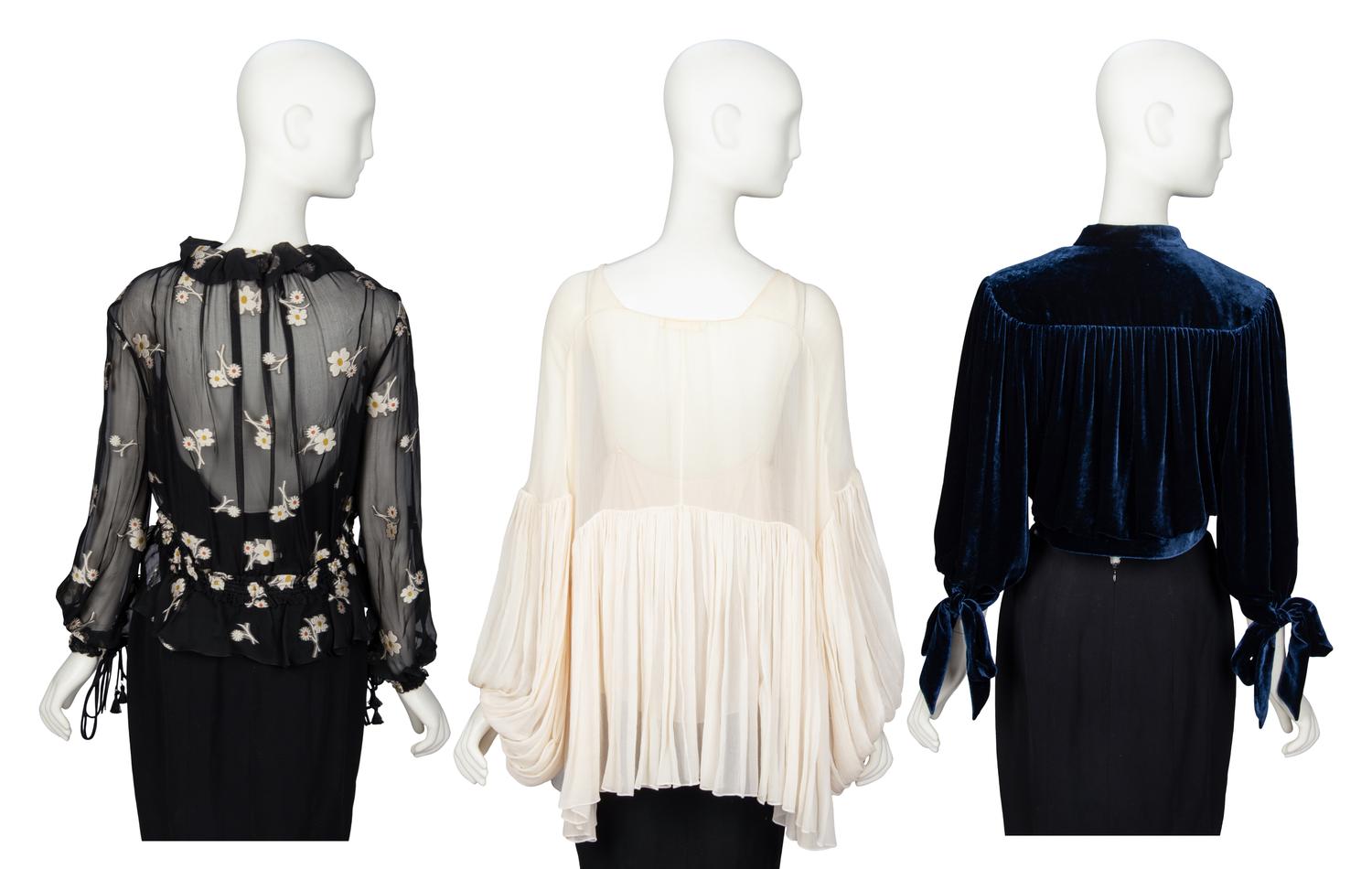 CHLOÉ, THREE BLOUSES