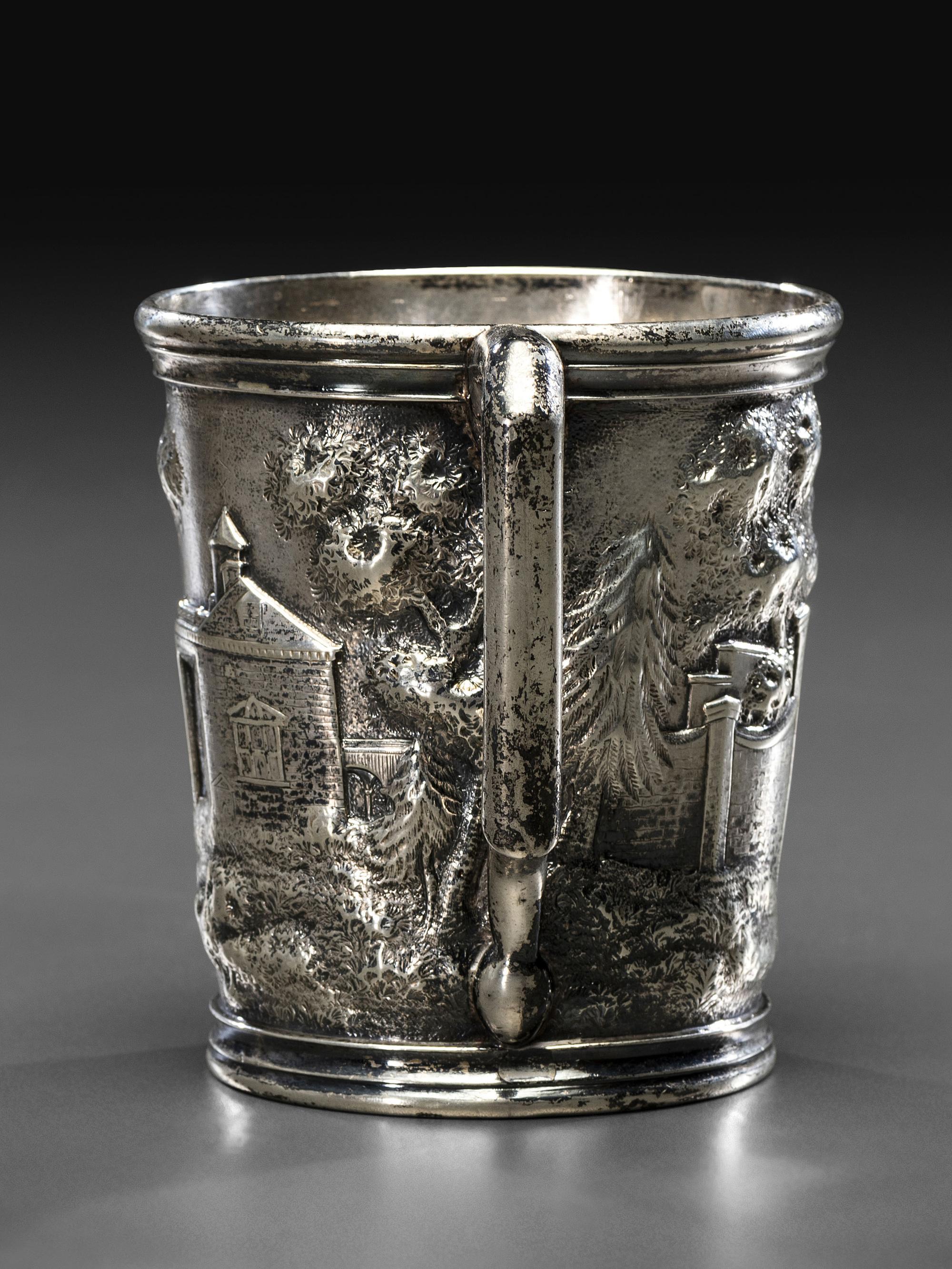A Rare American Silver Mug