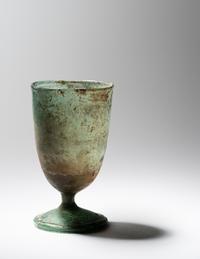 A Roman Green Glass Cup
