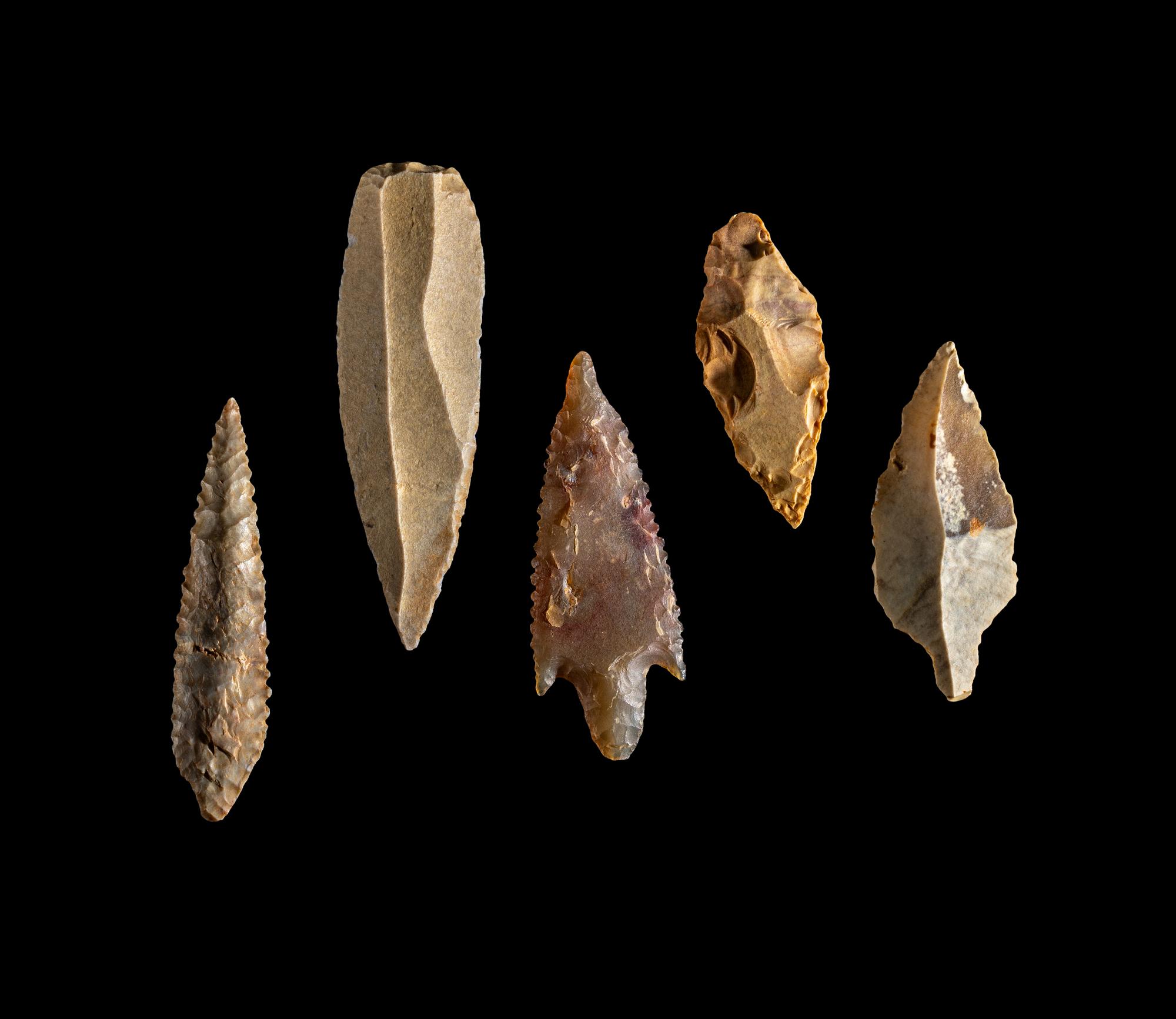 101 Neolithic Flint Points