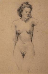 A Group of Three Nude Studies