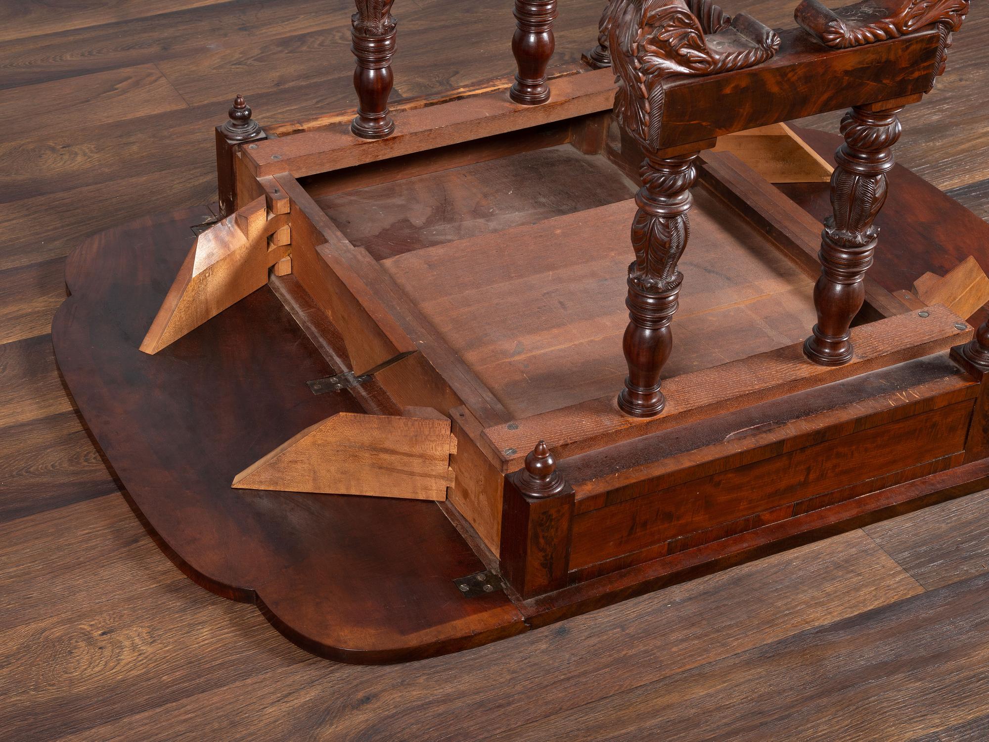 A Classical Mahogany Drop-Leaf Table