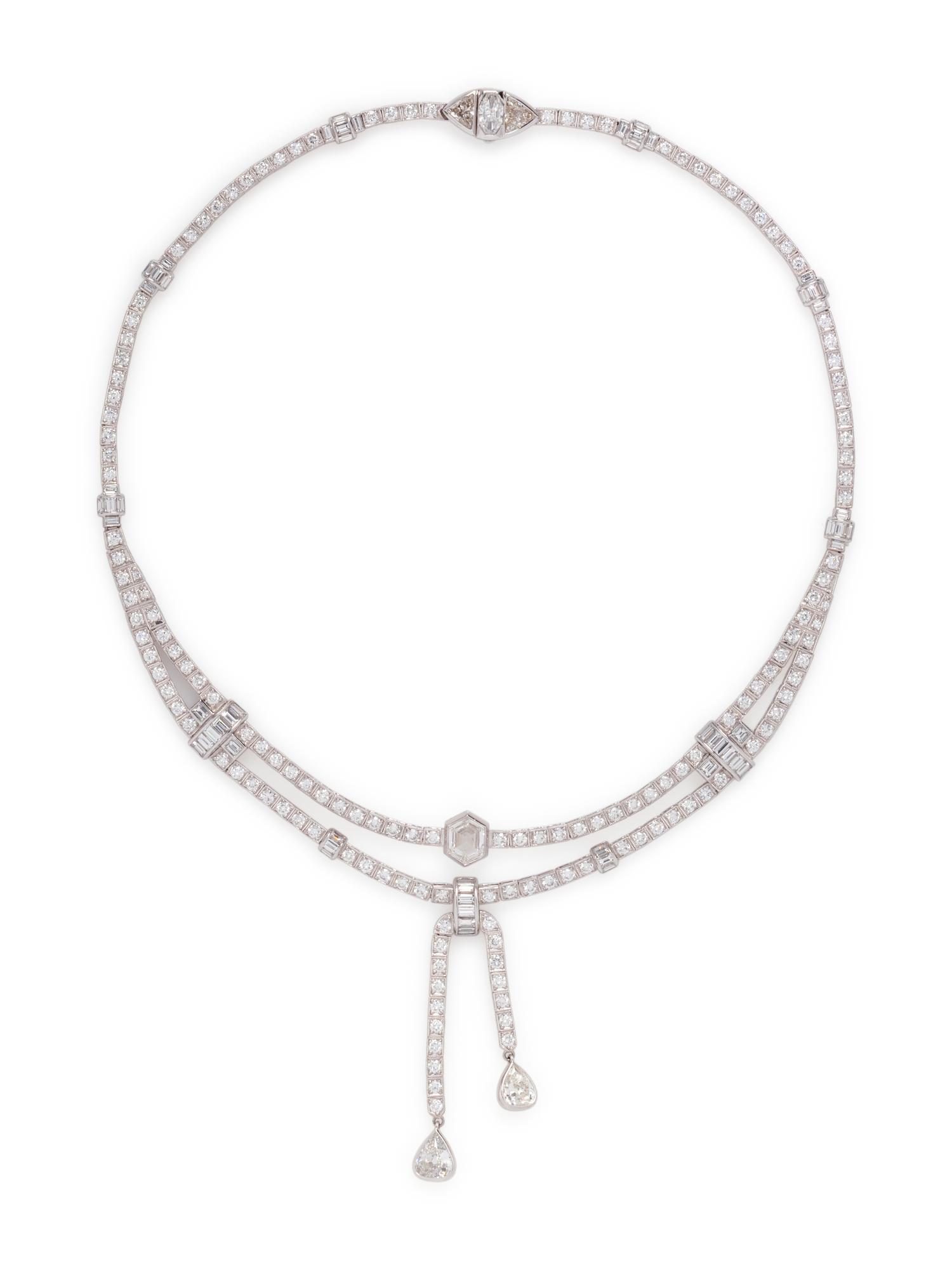 FRED LEIGHTON, DIAMOND NÉGLIGÉE NECKLACE