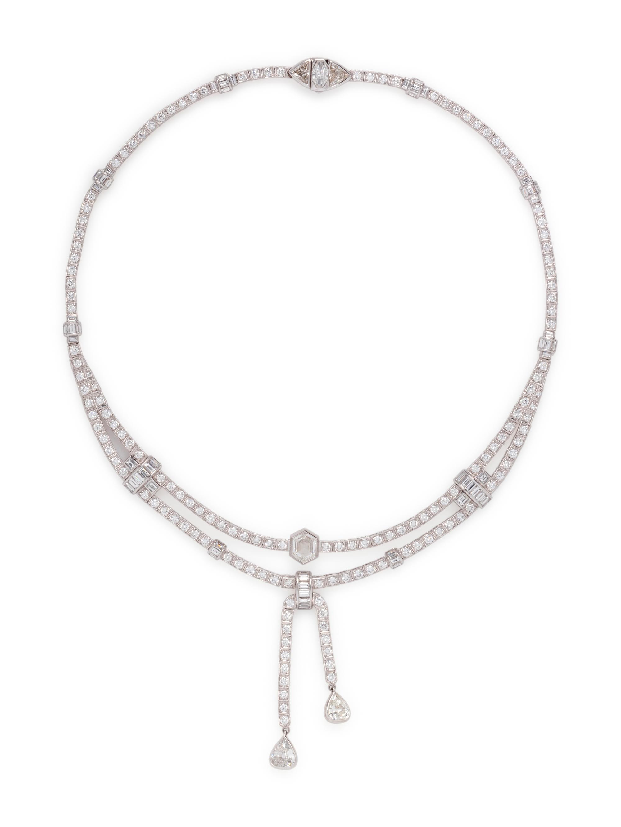 FRED LEIGHTON, DIAMOND NÉGLIGÉE NECKLACE