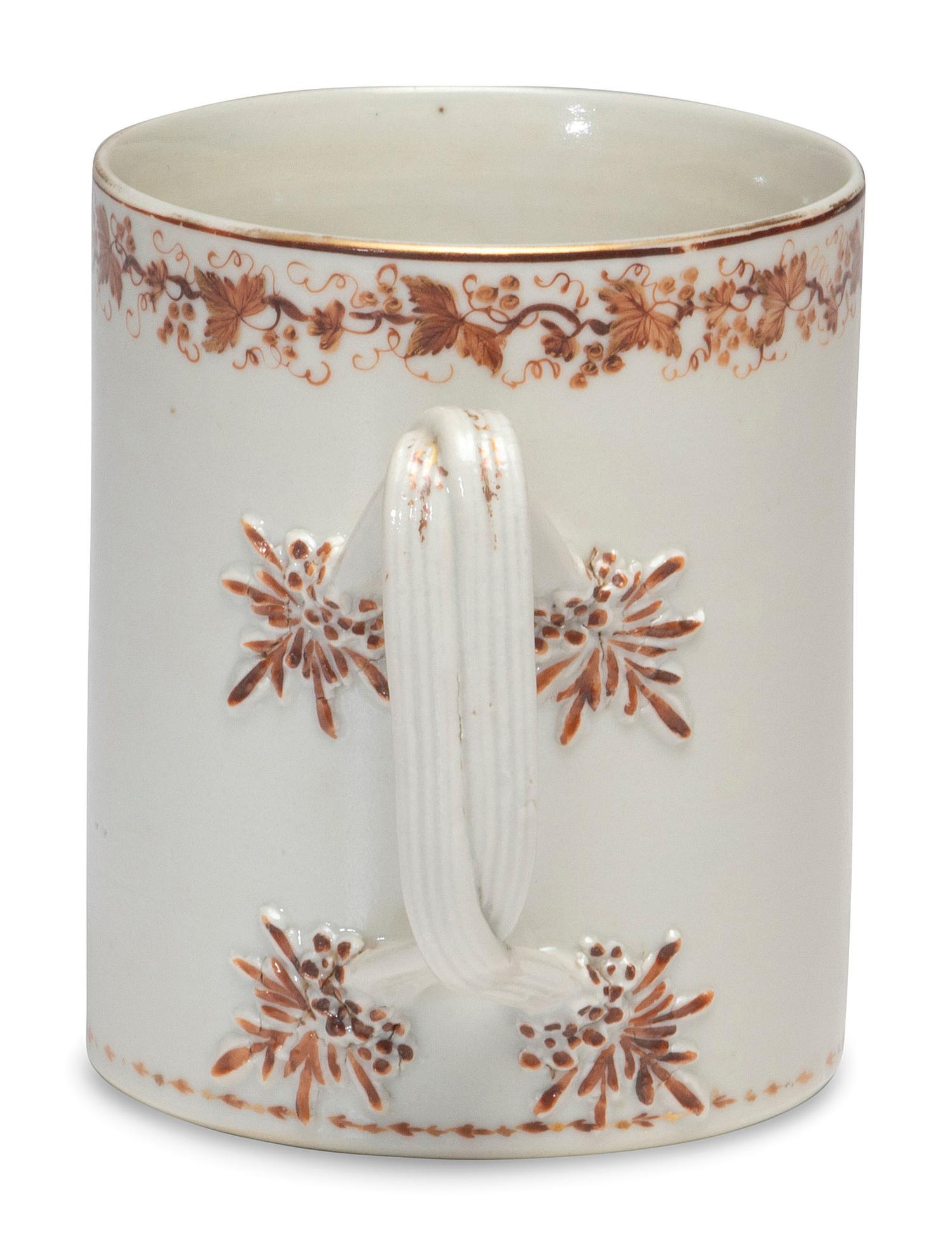 A Chinese Export Porcelain Mug for the American Market