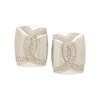 Sabbadini, Diamond and White Gold Earrings