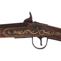 Shortened Percussion Northwest Trade Gun by Isaac Hollis & Sons