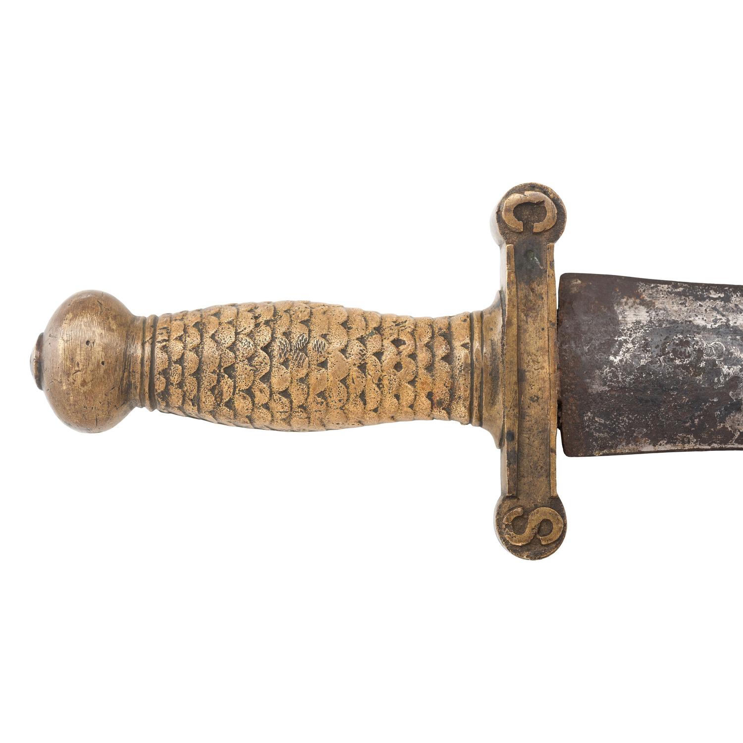 "C&S" in Quillons Marked Confederate Short Sword