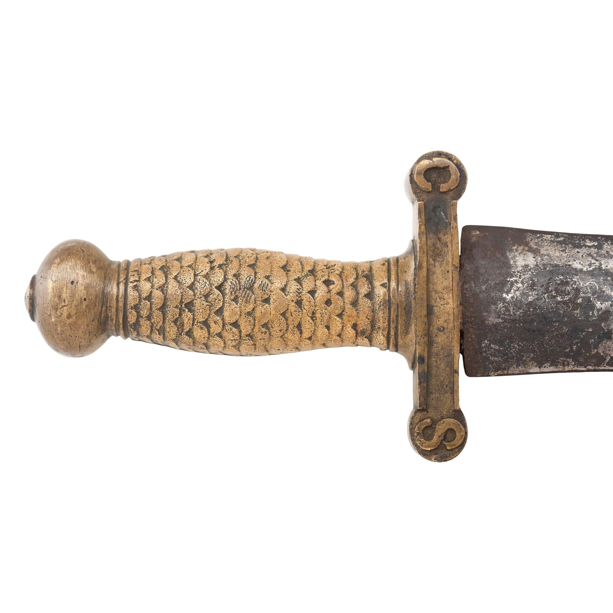 "C&S" in Quillons Marked Confederate Short Sword