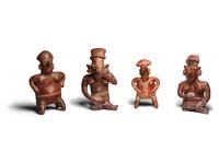 Ten Nayarit Terracotta Figures