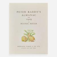 [Children's & Illustrated] Potter, Beatrix Peter Rabbit's Almanac for 1929