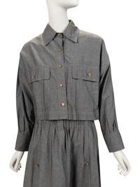 Two Grey Chanel Ensembles, 1980s