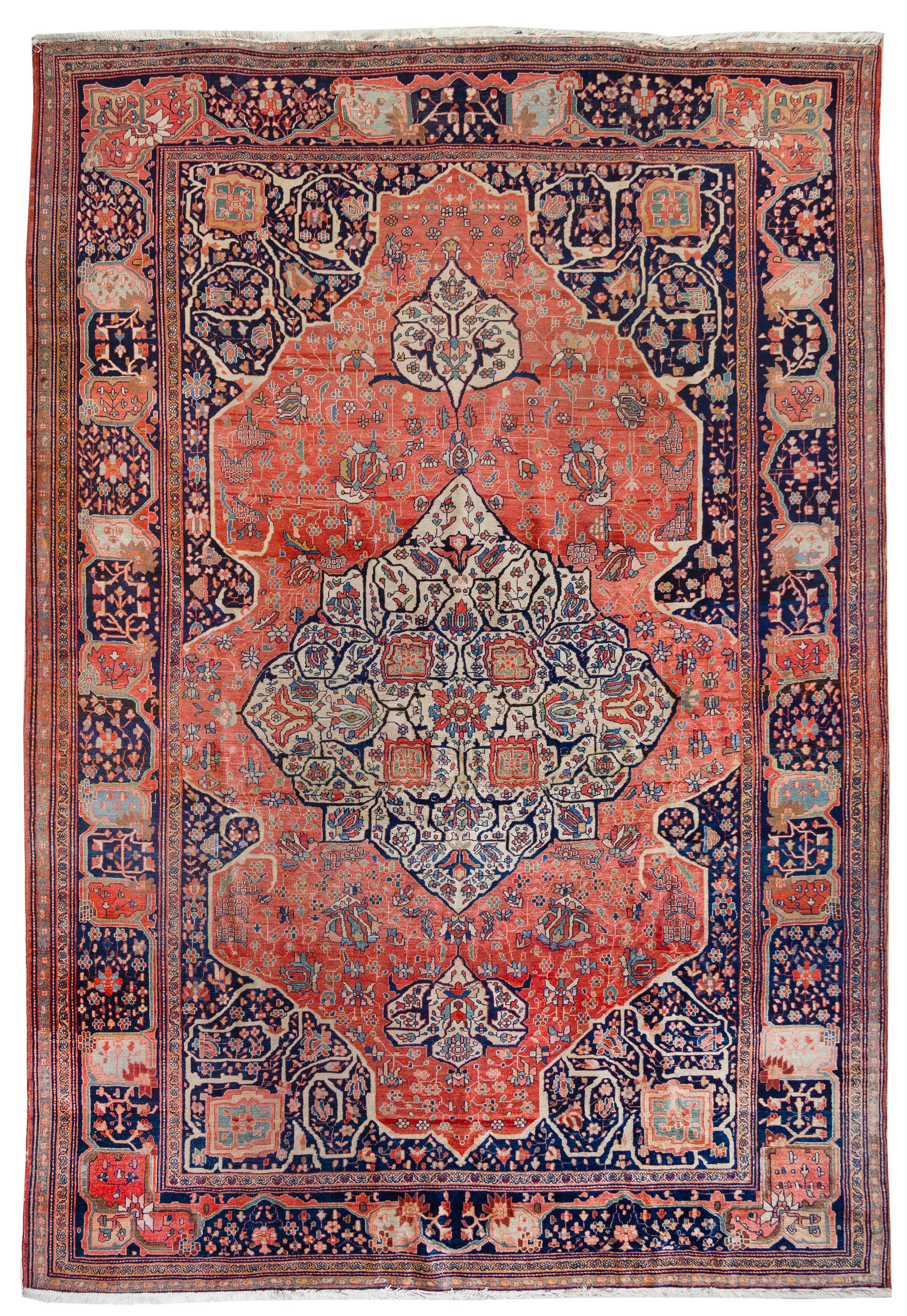 A Feraghan Sarouk Wool Rug