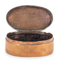 A Continental Brass Snuff Box