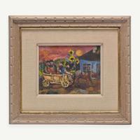 Ilya Schor (American, 1904-1961) The Musicians in a Cart
