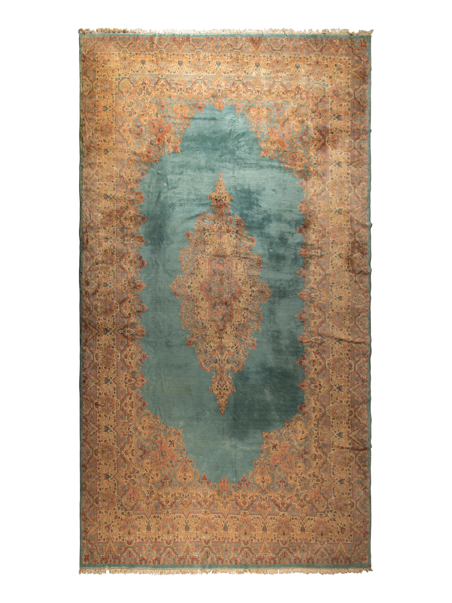 A Kirman Wool Rug
