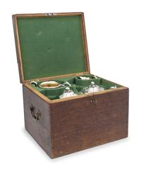 A Cased Victorian Silver Four-Piece Tea and Coffee Service