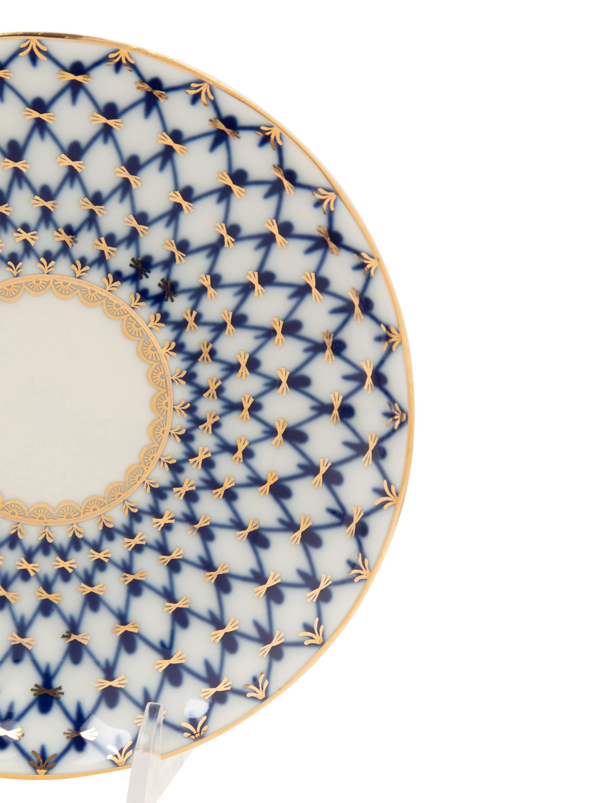 A Lomonosov Porcelain Tea Service