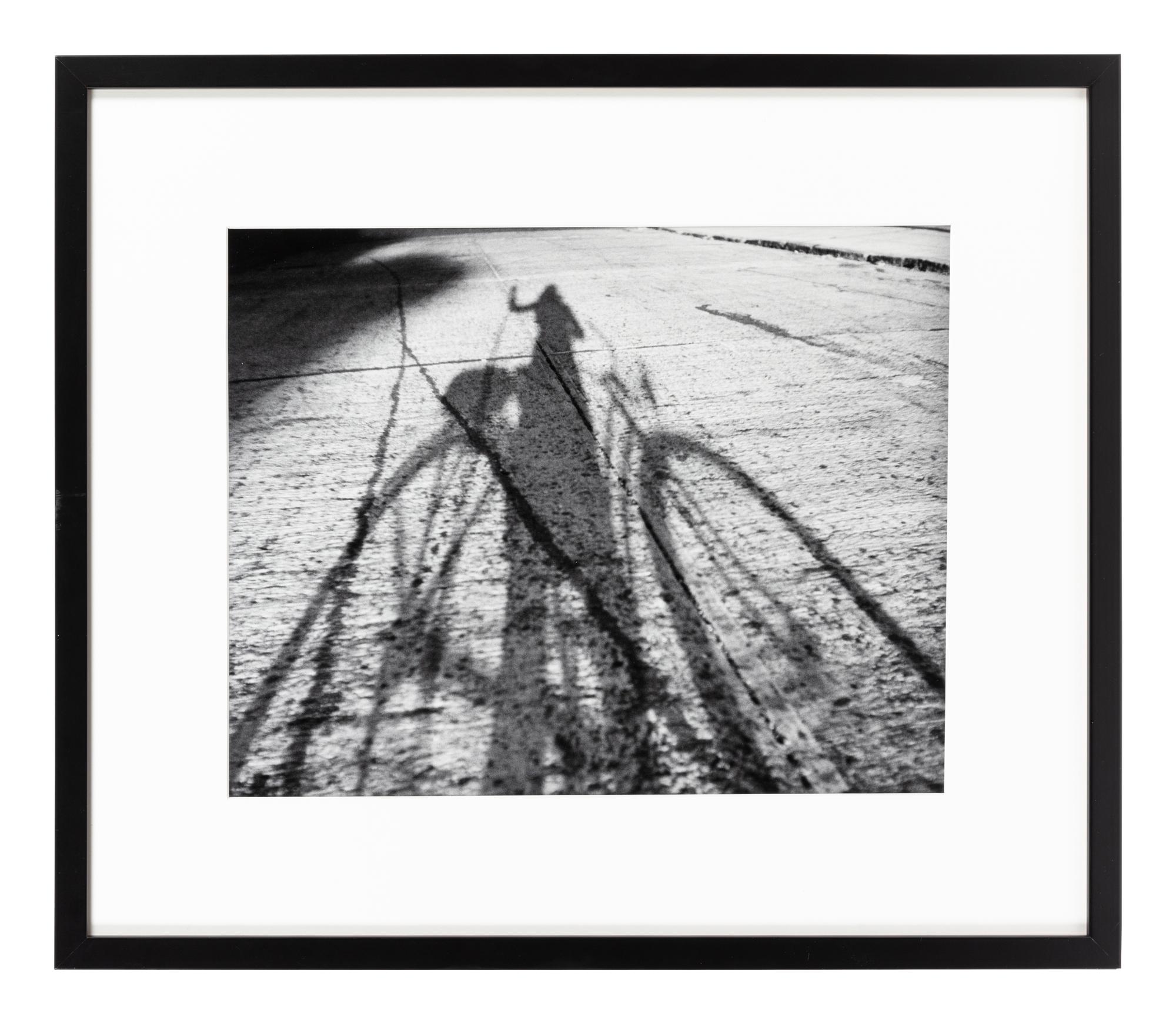Ruth Orkin (1921-1985) Silhouette of Ruth Orkin on San Francisco Hill, from "Bike Trip", 1939