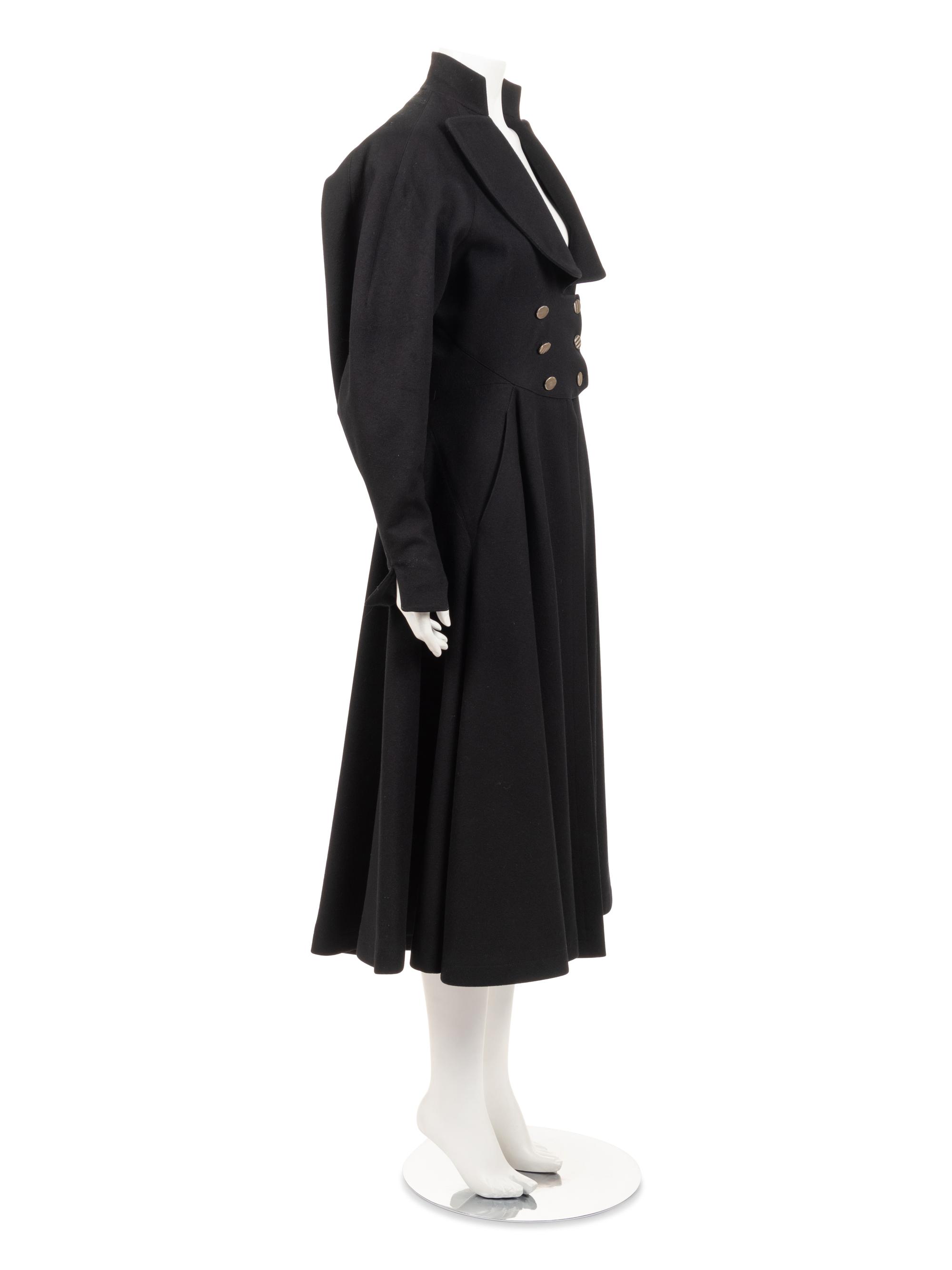 Alaïa Wool Coat, 1980-90s