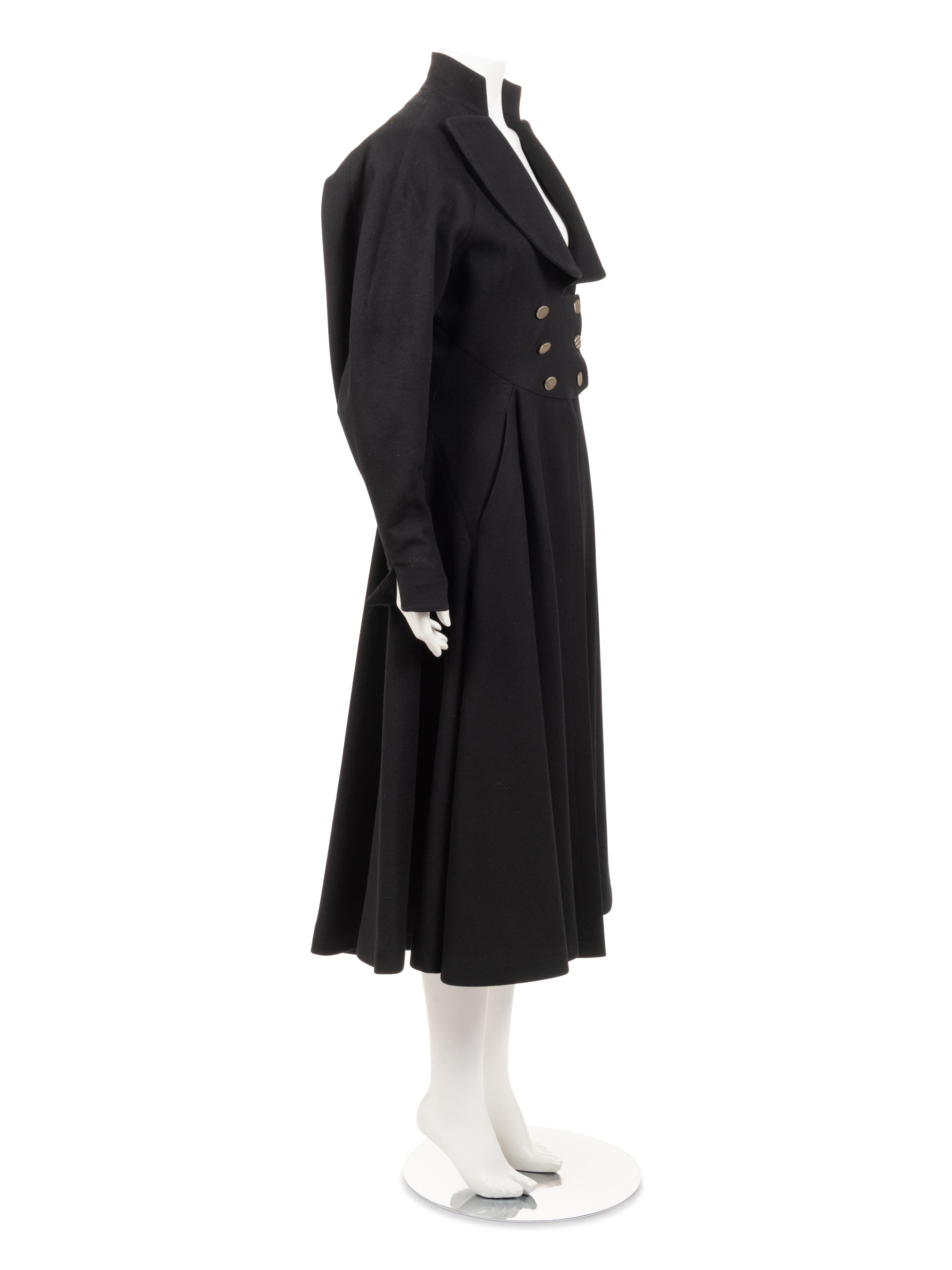 Alaïa Wool Coat, 1980-90s