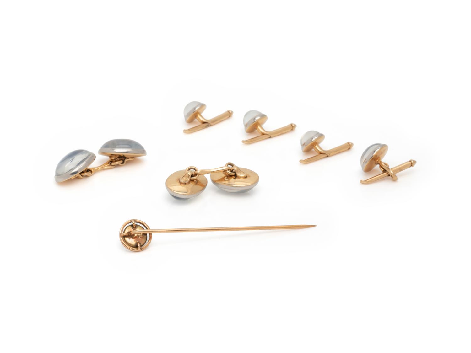 LARTER & SONS, MOONSTONE DRESS SET