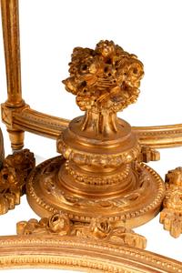 A Pair of Continental Giltwood and Chinese Lacquer Side Tables