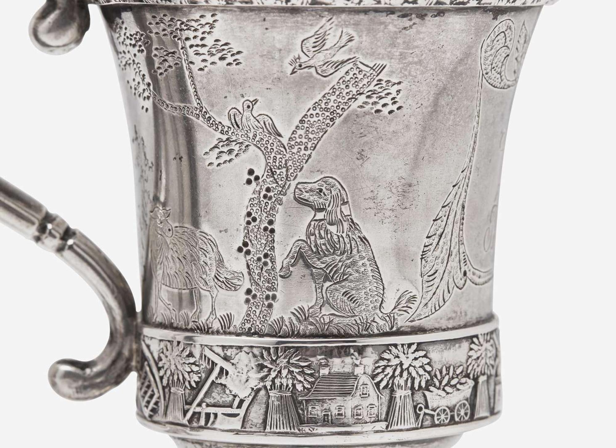Two rare silver cups, Gerardus Boyce (1796-1880, active c. 1814-1854), New York, NY, circa 1820-1840