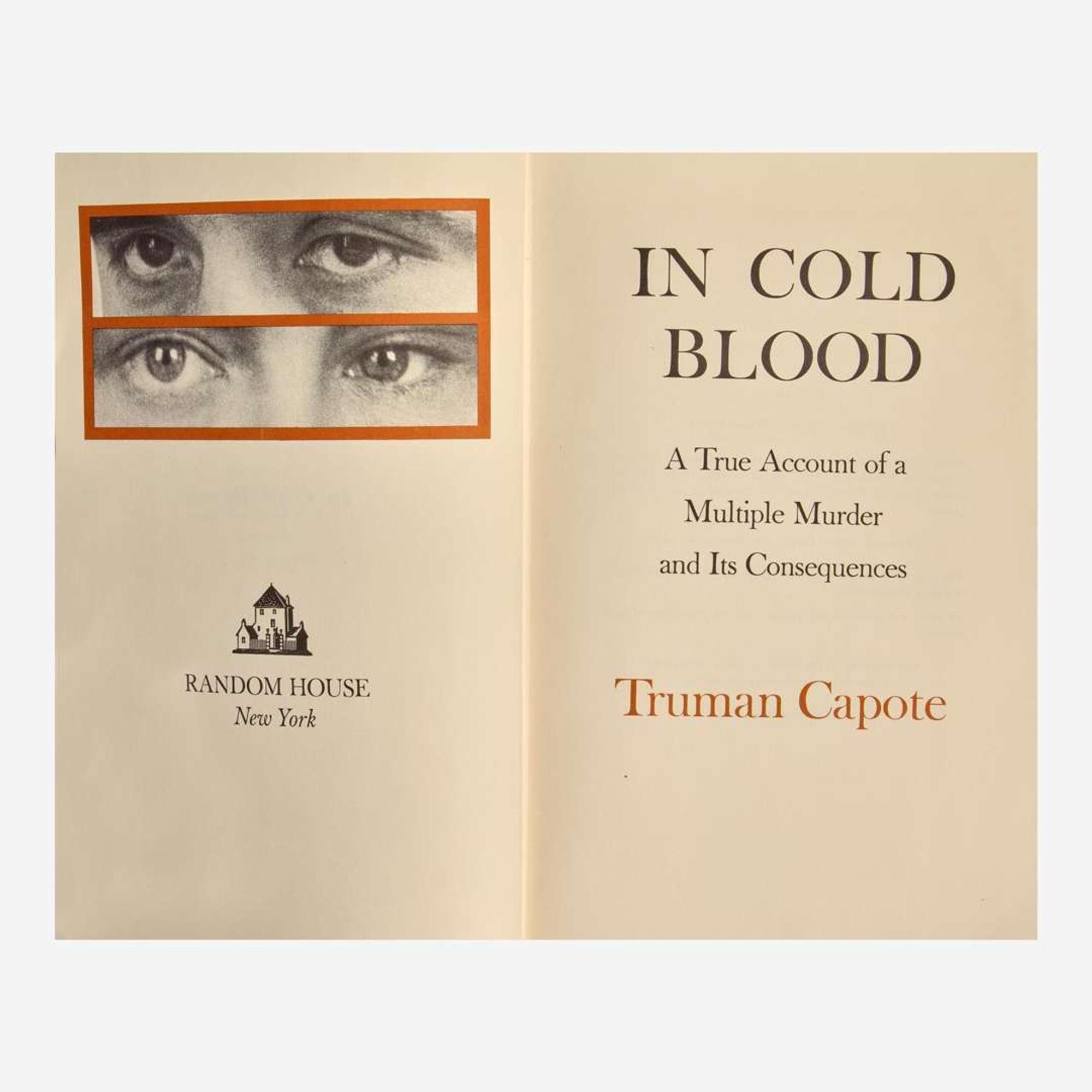 [Literature] Capote, Truman Group of 4 First Editions