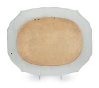 A Chinese Export Porcelain Platter and Oval Serving Bowl