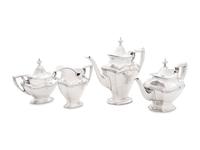 A Reed and Barton Silver Four-Piece Tea and Coffee Service