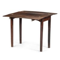 A George III Oak Writing Table